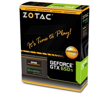 Zotac GeForce GTX 650 Ti 2GB Synergy Edition