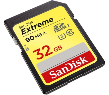 Sandisk 32GB Extreme SDHC U3/Class 10 2-pack