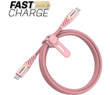 Otterbox Premium Cable USB C-C 1M USB-PD, Rose Gold