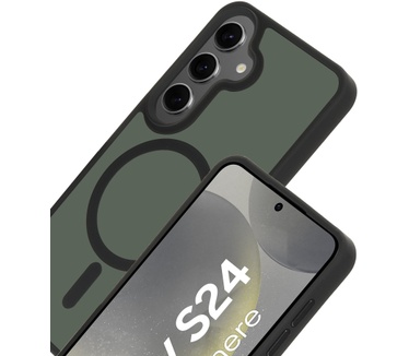 Mobiparts Hardcover Samsung Galaxy S24 Satin Black (Magsafe Compatible)