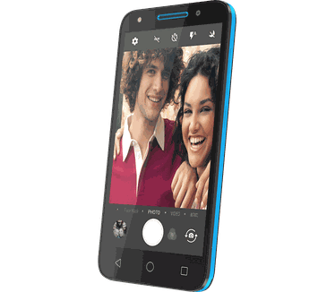 Alcatel U5 4G Blauw, Zwart (Lebara-prepaid)