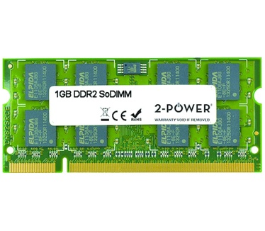 2-Power 1GB MultiSpeed 533/667/800 MHz SoDIMM Memory - replaces 73P3845