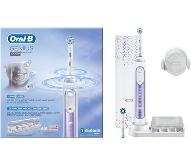 Oral-B Genius 10000N Elektrische Tandenborstel Paars Powered By Braun