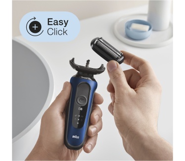 Braun Series 6 60-B1000s Elektrisch Scheerapparaat, Blauw
