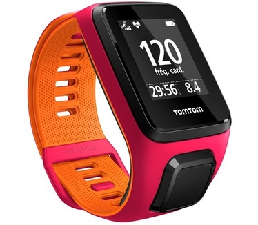 TomTom Runner 3 Cardio + Music Fuchsia/Oranje (S)