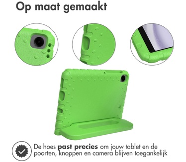 Accezz Kidsproof Backcover met handvat Samsung Galaxy Tab A9 - Groen