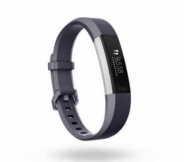Fitbit Alta HR Large Aluminium (Grijs)