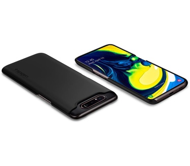Spigen Thin Fit Case Samsung Galaxy A80  Zwart