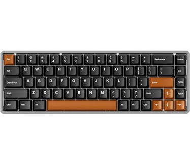 Akko MOD68 HE Misty Black Brown 65% AstroLink Magnetische Switch 8K Hz Hall Effect Hotswap ARGB Draadloze Gaming Toetsenbord