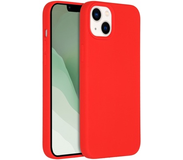 Accezz Liquid Silicone Backcover met MagSafe iPhone 14 Plus - Rood