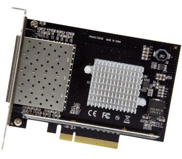 Startech.com 4 Ports PCI Express 10G SFP+ Netwerkkaart, Intel XL710 Open SFP+ Converged Adapter, PCIe 10 Gigabit Ethernet Server NIC, 10GbE Glasvezel LAN Kaart, Dell PowerEdge HPE ProLiant