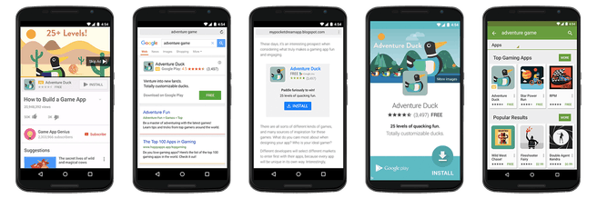google universal app campaign