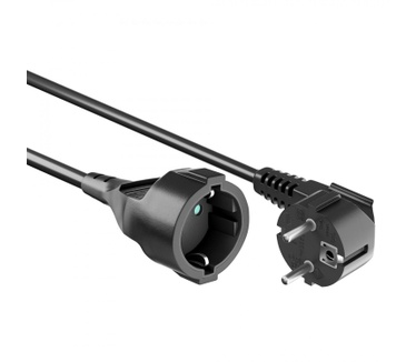Allteq Schuko verlengkabel, 15m Wit