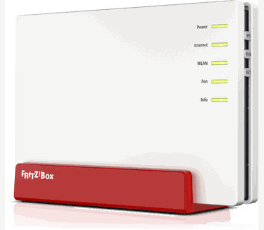 AVM FRITZ!Box FRITZ! Box 7583 VDSL. Type WAN-aansluiting: RJ-45. Wifi-band: Dual-band (2.4 GHz / 5 GHz), Wifi-standaard: Wi-Fi 5 (802.11ac), WLAN gegevensoverdrachtsnelheid (max): 1733 Mbit/s. Interfacetype Ethernet LAN: Gigabit Ethernet, Netwerkstandaard