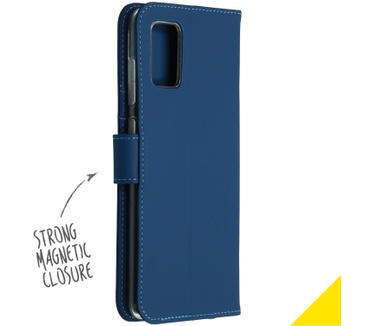 Accezz Wallet Softcase Bookcase Samsung Galaxy A71 - Blauw (Galaxy A71) Blauw