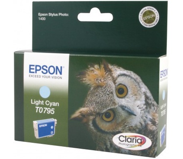 Epson Singlepack Light Cyan T0795 Claria Photographic Ink