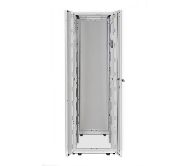 APC NetShelter SX 42U 600mm(b) x 1070mm(d) 19" IT rack, behuizing zonder zijpanelen, grijs RAL 7035