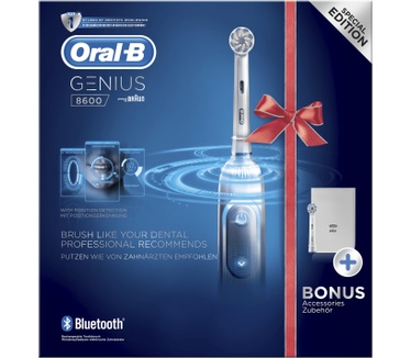 Oral-B Genius 8600 Elektrische Tandenborstel Zilver Powered By Braun