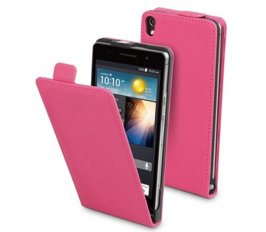 Muvit Huawei Ascend P6 Slim Case + Screen protector (pink)