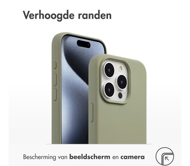 Accezz Liquid Silicone Backcover met MagSafe