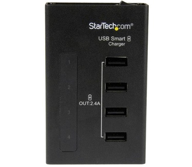 Startech.com 4-Poort oplaadstation voor USB apparaten 48W/9.6A