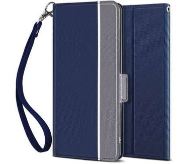 qMust Apple iPhone 11 Pro Max Fashion TPU Wallet Case - Blauw
