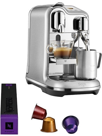 Sage Nespresso Creatista Pro Zilver - Prijzen - Tweakers