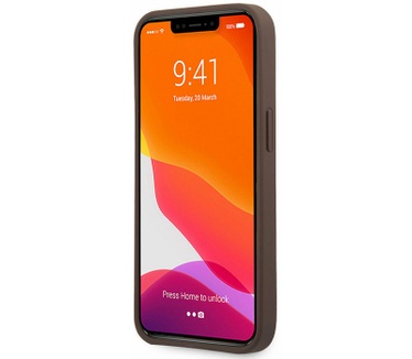 Guess 4G Metal Logo Back Case - iPhone 13 Pro Max (6.7") - Bruin Bruin