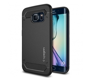 Spigen Rugged Capsule Samsung Galaxy S6 edge Case - SGP11414 - Black