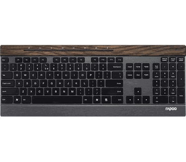 Rapoo E9260 Wooden Multi Mode Keyboard (RP E9260 BL-N)