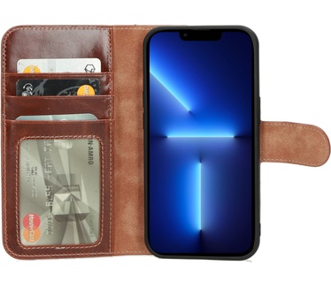 Mobiparts Excellent Wallet Case 2.0 Apple iPhone 13 Pro Oaked Cognac