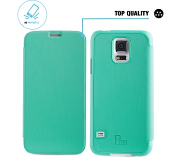 BeHello Samsung Galaxy S5 / S5 Neo Book Case Green