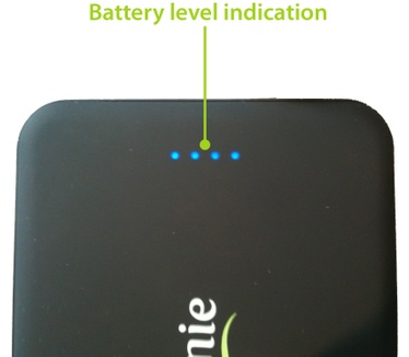 Gembird Powerbank 5.000 mAH inkl. Adapterset USB schwarz