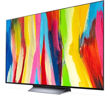 LG C2 55" (donkerzilveren voet) Zwart