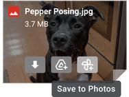 Gmail Save to Photos