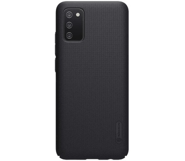 Nillkin Frosted Shield Hard Case - Samsung Galaxy A02s Zwart
