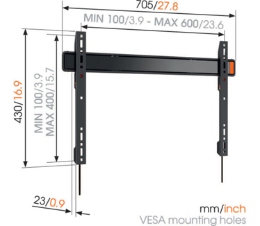 Vogel's WALL 3305 Vaste tv-beugel 40"-100"