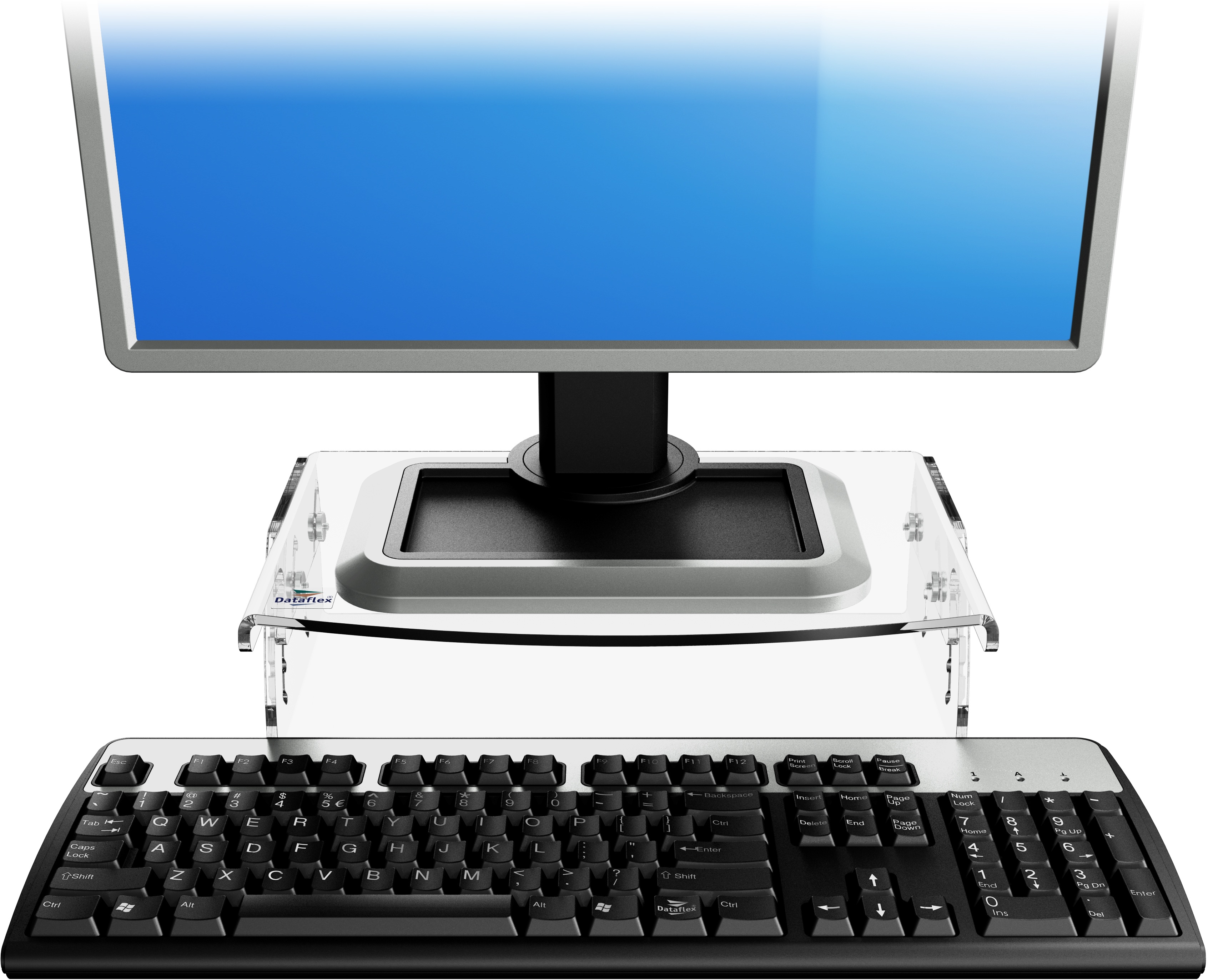 Dataflex Addit monitorverhoger - verstelbaar 550: beste prijs - Tweakers