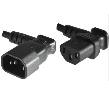 Microconnect C13/C14, 0.4 m Zwart