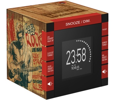 Bigben Interactive Wekkerradio met tijdprojectie Rock