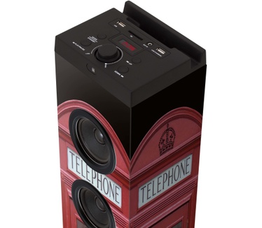 Big Ben Sound Tower TW7 - Phone Box Rood