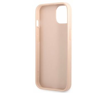 Guess 4G Printed Stripe Back Case - iPhone 13 Mini (5.4") - Roze Roze