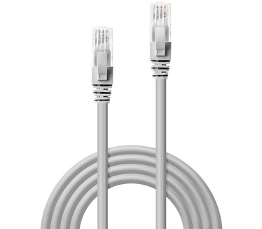 Lindy RJ-45 Cat6 U/UTP 30 m Grijs