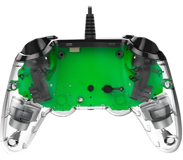 Nacon Officieel gelicenseerde Illuminated Wired Compact Controller voor PS4 - groen