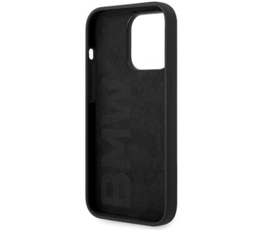 BMW Silicone Back Case - Apple iPhone 15 Pro Max (6.7") - Zwart Zwart