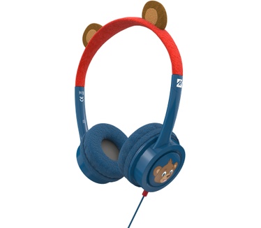 iFrogz Headphone-Little Rockerz Costume-With Buddy Jack and Coiled Cable-FG-Bear