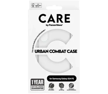 PanzerGlass CARE By Urban Combat Back Cover Transparant Samsung Galaxy S24 FE