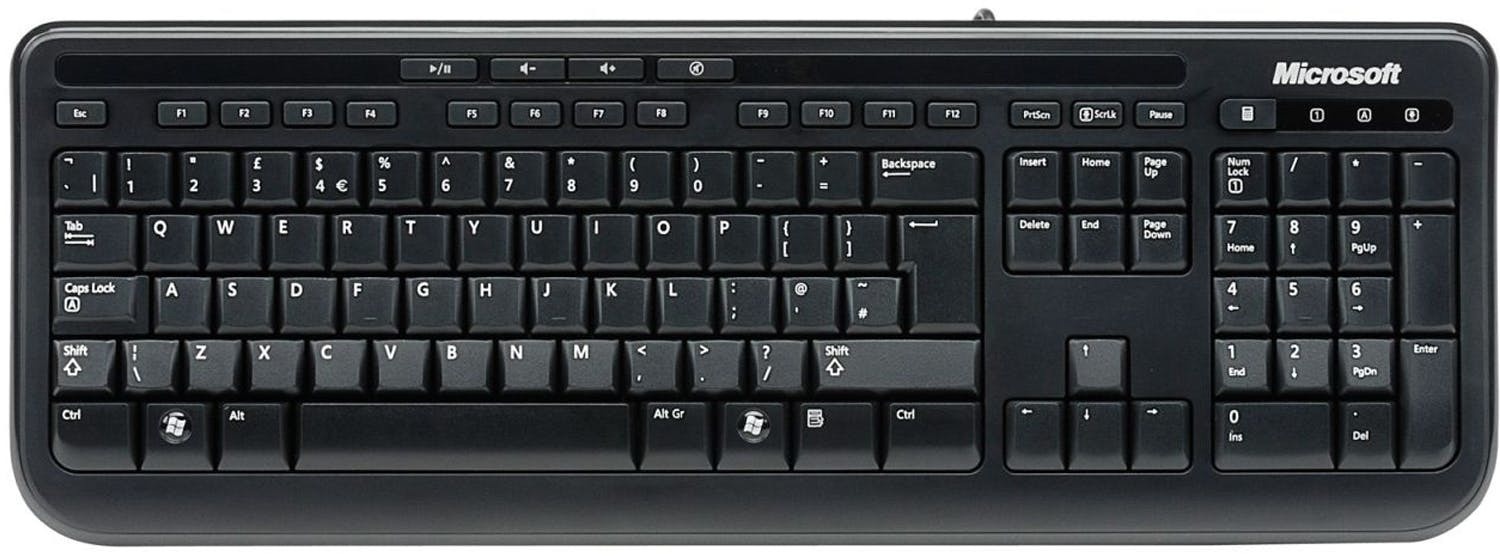 Microsoft Wired Keyboard 600 Vergelijk Uitvoeringen Tweakers