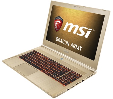 MSI GS60-2QEUi716SR51G (Ghost Pro 4K Gold Edition)