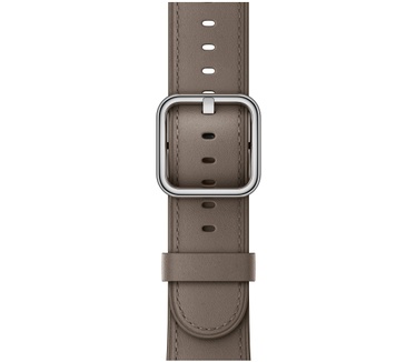 Apple Taupe bandje, klassieke gesp (42 mm)